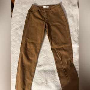 Hollister Tan High-Rise Mom Jeans